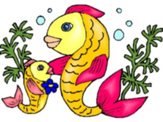 Sticker Custom Preview Image #019947 Animals Cartoons Fish094