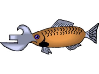 Sticker Custom Preview Image #019961 Animals Cartoons Fish Can Opener