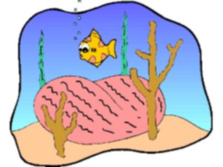 Sticker Custom Preview Image #019962 Animals Cartoons Fish Cautious