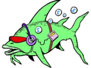 Sticker Custom Preview Image #019965 Animals Cartoons Fish Cool1
