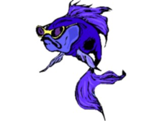 Sticker Custom Preview Image #019966 Animals Cartoons Fish Cool2