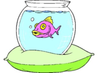 Sticker Custom Preview Image #019991 Animals Cartoons Fishin Bowl2