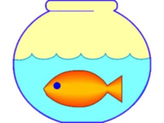 Sticker Custom Preview Image #019993 Animals Cartoons Fishin Bowl4