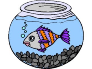 Sticker Custom Preview Image #019994 Animals Cartoons Fishin Bowl5