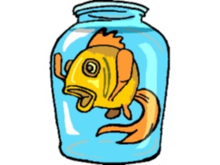 Sticker Custom Preview Image #020000 Animals Cartoons Fishin Jar2