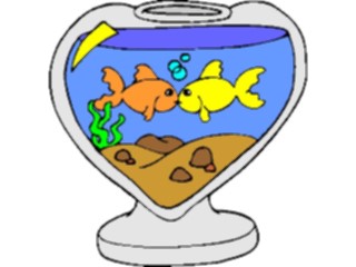 Sticker Custom Preview Image #020012 Animals Cartoons Fish Kissing2