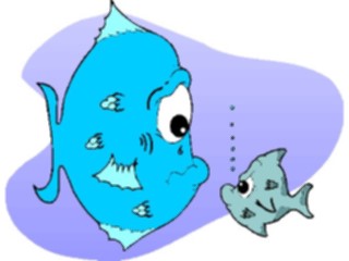 Sticker Custom Preview Image #020015 Animals Cartoons Fish Mean3