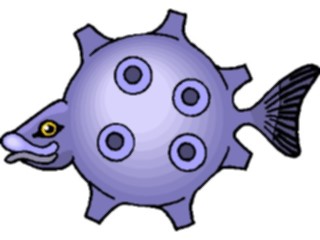 Sticker Custom Preview Image #020016 Animals Cartoons Fish Mine