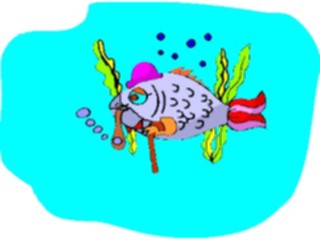 Sticker Custom Preview Image #020018 Animals Cartoons Fish Old