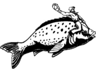 Sticker Custom Preview Image #020022 Animals Cartoons Fish Rodeo