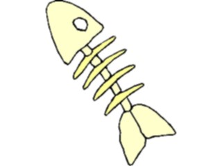 Sticker Custom Preview Image #020033 Animals Cartoons Fish Skeleton4