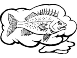Sticker Custom Preview Image #020043 Animals Cartoons Fish Thoughts1