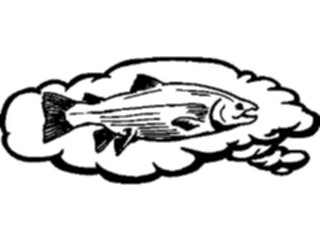 Sticker Custom Preview Image #020044 Animals Cartoons Fish Thoughts2