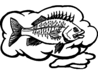 Sticker Custom Preview Image #020046 Animals Cartoons Fish Thoughts4