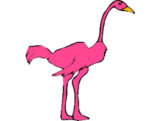 Sticker Custom Preview Image #020056 Animals Cartoons Flamingo02