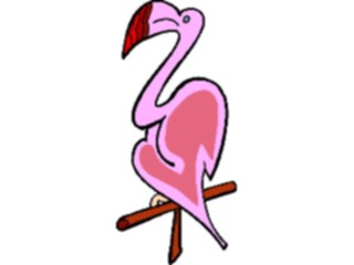 Sticker Custom Preview Image #020061 Animals Cartoons Flamingo07