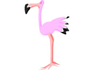 Sticker Custom Preview Image #020063 Animals Cartoons Flamingo09