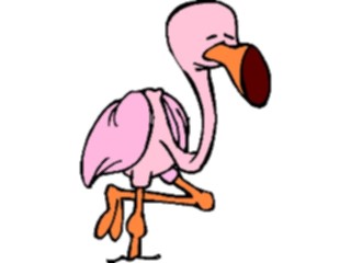 Sticker Custom Preview Image #020065 Animals Cartoons Flamingo11