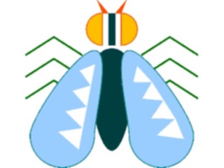 Sticker Custom Preview Image #020077 Animals Cartoons Fly03