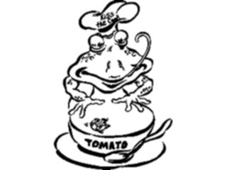 Sticker Custom Preview Image #020089 Animals Cartoons Flyin Soup