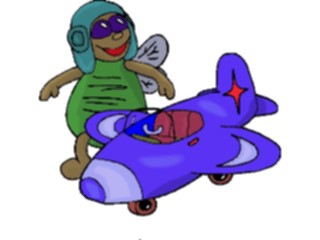 Sticker Custom Preview Image #020090 Animals Cartoons Fly Pilot