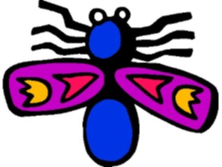 Sticker Custom Preview Image #020092 Animals Cartoons Flying Insect2