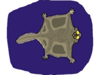 Sticker Custom Preview Image #020096 Animals Cartoons Flying Squirrel2