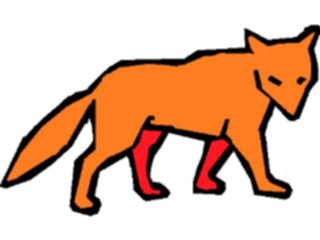 Sticker Custom Preview Image #020099 Animals Cartoons Fox01