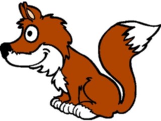 Sticker Custom Preview Image #020100 Animals Cartoons Fox02