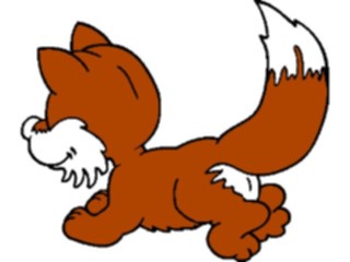 Sticker Custom Preview Image #020101 Animals Cartoons Fox03