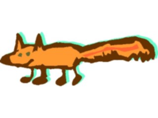 Sticker Custom Preview Image #020103 Animals Cartoons Fox05