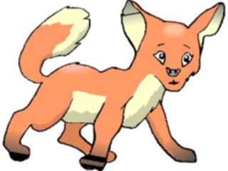 Sticker Custom Preview Image #020110 Animals Cartoons Fox12