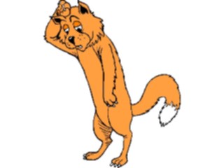 Sticker Custom Preview Image #020121 Animals Cartoons Fox Dramatic