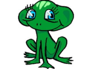Sticker Custom Preview Image #020175 Animals Cartoons Frog Big Head
