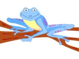 Sticker Custom Preview Image #020190 Animals Cartoons Frogin Tree