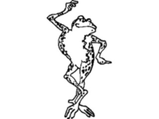 Sticker Custom Preview Image #020201 Animals Cartoons Frog Posing