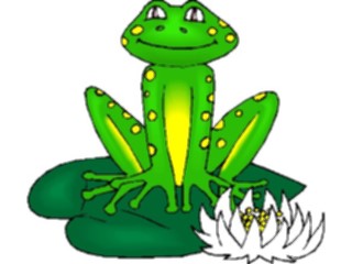 Sticker Custom Preview Image #020206 Animals Cartoons Frog Smiling