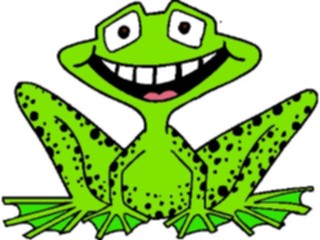 Sticker Custom Preview Image #020207 Animals Cartoons Frog Smiling1
