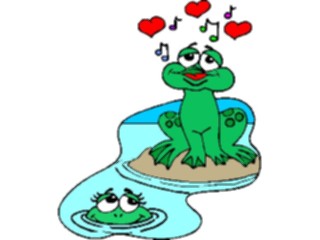 Sticker Custom Preview Image #020219 Animals Cartoons Frogsin Love2