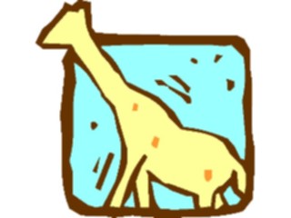 Sticker Custom Preview Image #020234 Animals Cartoons Giraffe05