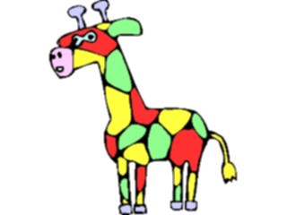Sticker Custom Preview Image #020237 Animals Cartoons Giraffe08