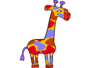 Sticker Custom Preview Image #020243 Animals Cartoons Giraffe14