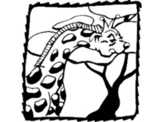 Sticker Custom Preview Image #020249 Animals Cartoons Giraffe Before