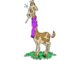 Sticker Custom Preview Image #020255 Animals Cartoons Giraffe Sick1