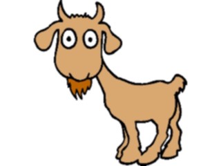 Sticker Custom Preview Image #020260 Animals Cartoons Goat1