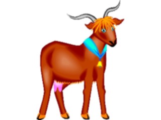 Sticker Custom Preview Image #020266 Animals Cartoons Goat7