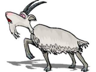 Sticker Custom Preview Image #020268 Animals Cartoons Goat Alert