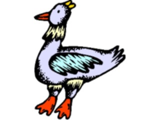 Sticker Custom Preview Image #020291 Animals Cartoons Goose2