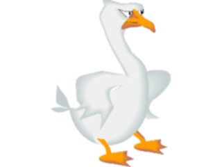 Sticker Custom Preview Image #020299 Animals Cartoons Goose Angry