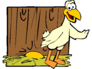 Sticker Custom Preview Image #020305 Animals Cartoons Goose Golden Egg